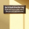 Slickblue Funny Dog Quote Wood Sign – Handle Stress Like A Dog – Rustic Pet Humor Wall Decor – 7x18 - 2 of 3