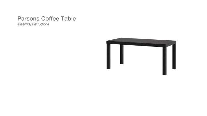 Coffee Table Black - Room Essentials&#8482;, 2 of 6, play video
