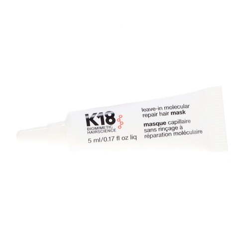 K18 Leave-in Molecular Repair Hair Mask 0.17 Oz : Target