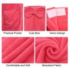 Unique Bargains Shower Wrap Towel for Women Adjustable Closure Bath Wrap with Pocket 1 Pc - 3 of 4