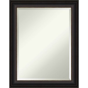 Trio Oil Rubbed Framed Bathroom Vanity Wall Mirror Bronze - Amanti Art - 1 of 4