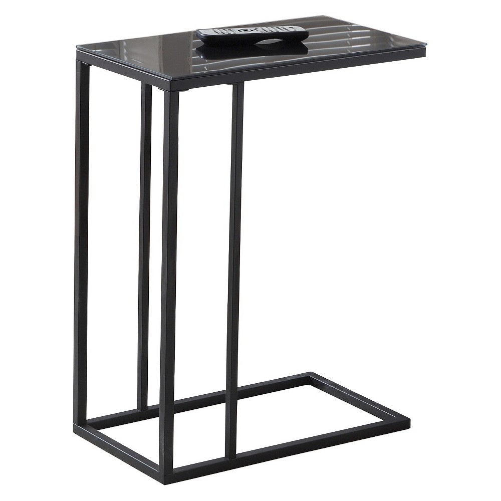 Photos - Coffee Table Accent Table with Mirror Top - Black - EveryRoom