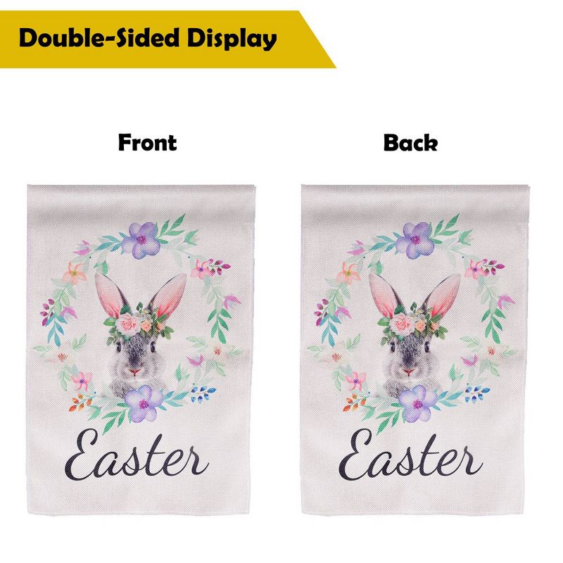 Nifti Nest Easter Flag - Floral Bunny, 5 of 8