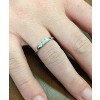 Pompeii3 1/4ct Diamond 3-Stone Engagement Ring Three Stone Anniversary White Gold 7 - 2 of 4