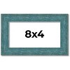 PosterPalooza | Panoramic Simple Blue Picture Frame - UV Acrylic, Foam Board Backing, Hanging Hardware - 2 of 4