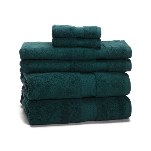 Solid Luxury Premium Cotton 900 Gsm Highly Absorbent 2 Piece Bath Towel  Set, Forest Green By Blue Nile Mills : Target