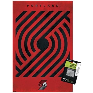 Trends International NBA Portland Trail Blazers - Logo 25 Unframed Wall Poster Prints - 1 of 4