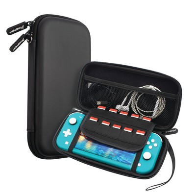 Insten Carrying Case with 10 Game Slots Holder for Nintendo Switch Lite - Portable & Protective Travel Cover Accessories, Black