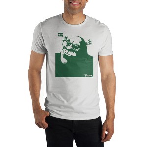 Monochromatic Handsome Shrek Mens Tee - 1 of 1