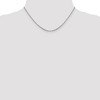 Black Bow Jewelry 1.6mm 14k White Gold Diamond Cut Fancy Franco Chain Necklace - 2 of 4