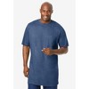 Boulder Creek by KingSize  Heavyweight Longer-Length Pocket Crewneck T-Shirt - 3 of 4