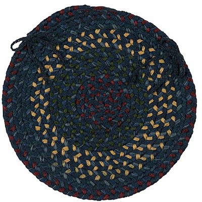 Colonial Mills Midnight - Indigo Chair Pad, Set of 4