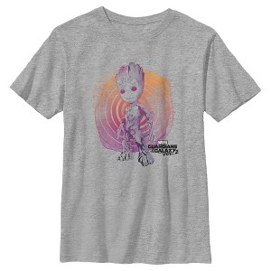 Boy's Husky Marvel Guardians Vol. 2 Groot Watercolor Swirl - 1 of 3