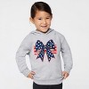 The Juniper Shop Coquette Patriotic Bow Toddler Hoodie - 3 of 4