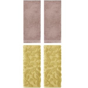 REGALWOVEN 4 Pcs Bathroom Absorbent Soft Boho Hand Towel - 1 of 4