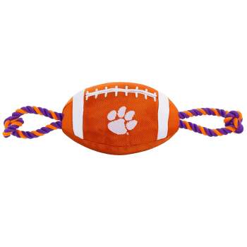 NCAA Clemson Tigers Nylon Football Dog Toy