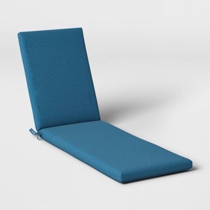 78"x24" Woven Outdoor Chaise Lounge Cushion - Threshold™ - 1 of 4