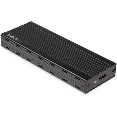 StarTech.com M.2 NVMe SSD Enclosure for PCIe SSDs - USB 3.1 Gen 2 Type-C - External NVMe Enclosure - Thunderbolt 3 Compatible - USB-C Cable Included