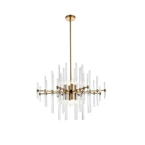 Elegant Lighting Sienna 8 - Light Pendant in  Gold - 1 of 4