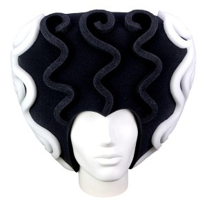 Foam Party Hats Bride of Frankenstein Wig - 1 of 4