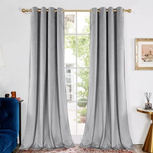 Deconovo Recycled Curtains Blackout Drapes 2 Panels - 1 of 4