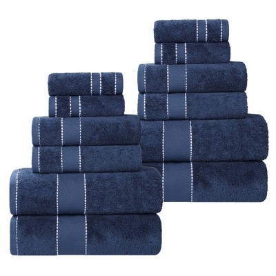 Cotton Heavyweight Ultra-Plush Luxury Towel Set by Blue Nile Mills