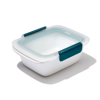 Oxo Prep And Go 3.3c Food Storage Container: Blue Plastic, Dishwasher ...