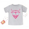 Cow Heart Glasses Glitter - Youth Short Sleeve Graphic T-Shirt - 2 of 4