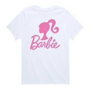 Boys' - Barbie - Logo Pink Glitter Transfer - 1 of 4