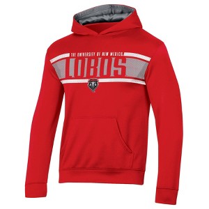NCAA New Mexico Lobos Boys' Poly Hooded Sweatshirt - 1 of 3