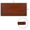 Costway 55'' One-Piece Universal Tabletop for Standard & Sit to Stand Desk Frame - 2 of 4