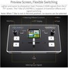 FEELWORLD LIVEPRO L1 V1 Multi Camera Video Mixer Switcher 2 Inch LCD Display 4 x HDMI Inputs USB 3.0 - 3 of 4