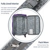 KWPZQEB Luggage 3 Piece Set, Softside Luggage Expandable with Upright Spinner and TSA Lock, 20"+24"+28" Lightweight Luggage Travel Set - 3 of 4