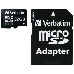 Verbatim® Classs 10 microSDHC™ Card with Adapter - 1 of 4