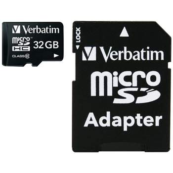 Verbatim® Classs 10 microSDHC™ Card with Adapter
