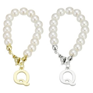 Unique Bargains Identification Handle Letter Charm Accessories Gold & Silver Tone 2 Pcs - 1 of 4