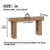 63in Long Console Tables for Entryway, Rectangular Couch Table Behind Sofa Side Table Modern Farmhouse Hallway Furniture - 2 of 4