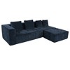 110" Modern Modular Sectional Sofa with 4 Cushions - 3 of 4