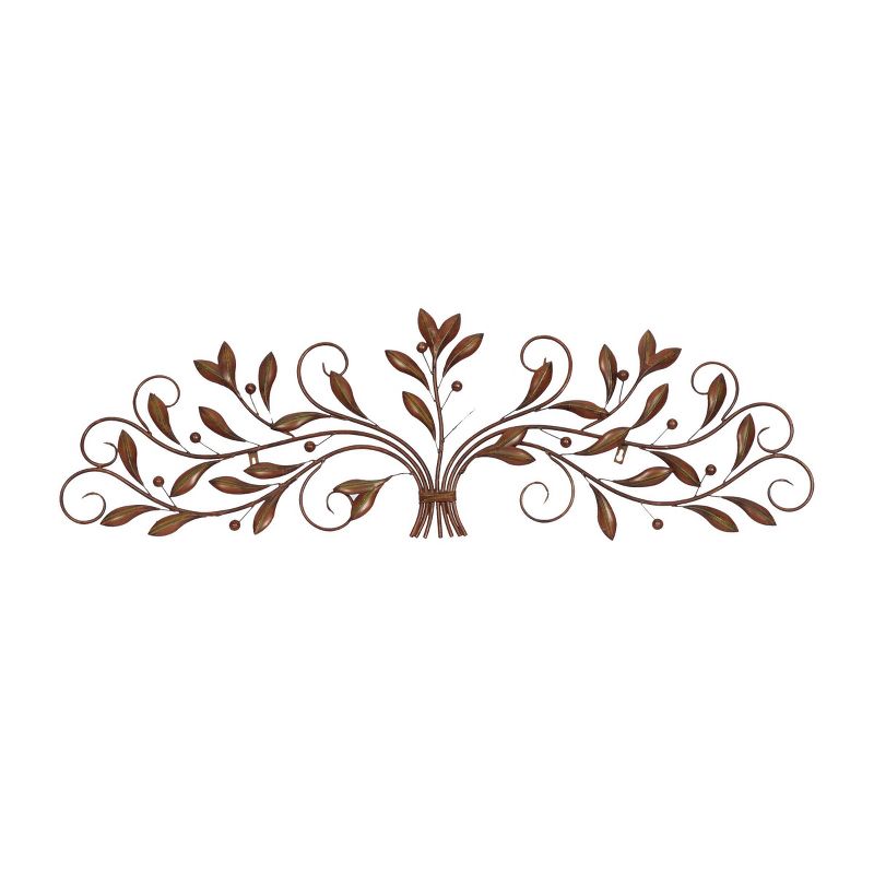 Traditional  Metal Leaf Wall Decor - Olivia & May, 1 of 11