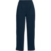 Lands' End Women's Knit High Rise Pleated Straight Leg Crop Pants - 3 of 4