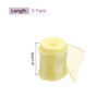 Unique Bargains Gift Wrapping Wide Sheer Wired Pastel Shimmer Iridescent Chiffon Ribbons 1 Pc - 2 of 4