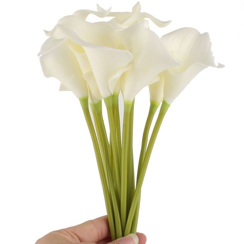 Unique Bargains Bridal Wedding Party Calla Lily Artificial Flowers ...