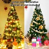 SUGIFT 6ft Artificial Christmas Tree with Metal Stand, Green - 2 of 4