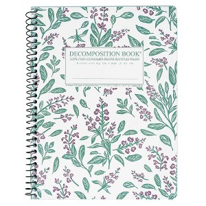 Decomposition Book 7.5"x9.75" 160 Page College Ruled Spiral Notebook Sage - 1 of 1