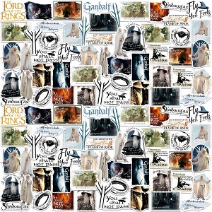 Lord of The Rings Gandalf 100ct Vinyl Large Deluxe Stickers Variety Pack - 1 of 4