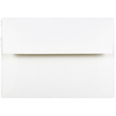 JAM Paper A7 Invitation Envelopes 5.25" x 7.25" White Bulk 500/Box 73767D