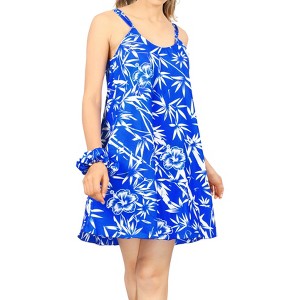HAPPY BAY Women's Vacay Holiday Beach Summer Beachwear Sleeveless Casual Dress Spaghetti Strap Nightshirts Slip Nighty - 1 of 4