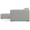 WyndenHall Biggs 2 Seater Sofa and Left Chaise Pale Gray - 3 of 4