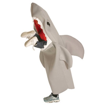 Imposta Costumes Kids' Lil Man Eating Shark Costume Bodysuit Gray One Size