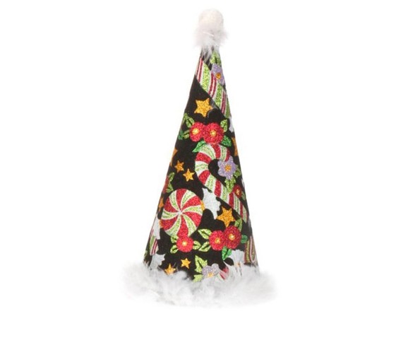Mark Roberts Products Mark Roberts Collectible Mary Engelbreit Candy Cane Christmas Cone Tree - Small 11.5" #25-38700